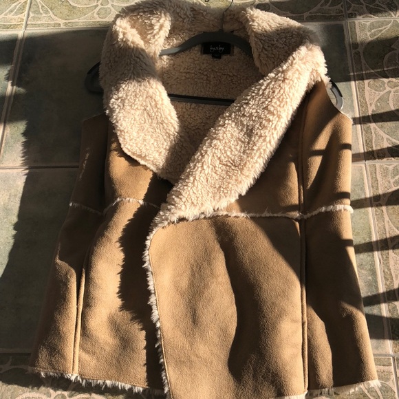 COPY - NWOT Vintage American Leather/fleece Vest Medium - Picture 1 of 6